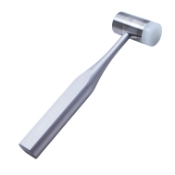 Combination Mallet, #6, Medium, One Replaceable Nylon Cap, One Solid Stainless Side, Cylinder Shaped Head, 8.1oz, Diameter 0.989" (25.1mm), Overall Length 7-3/8" (187mm) 